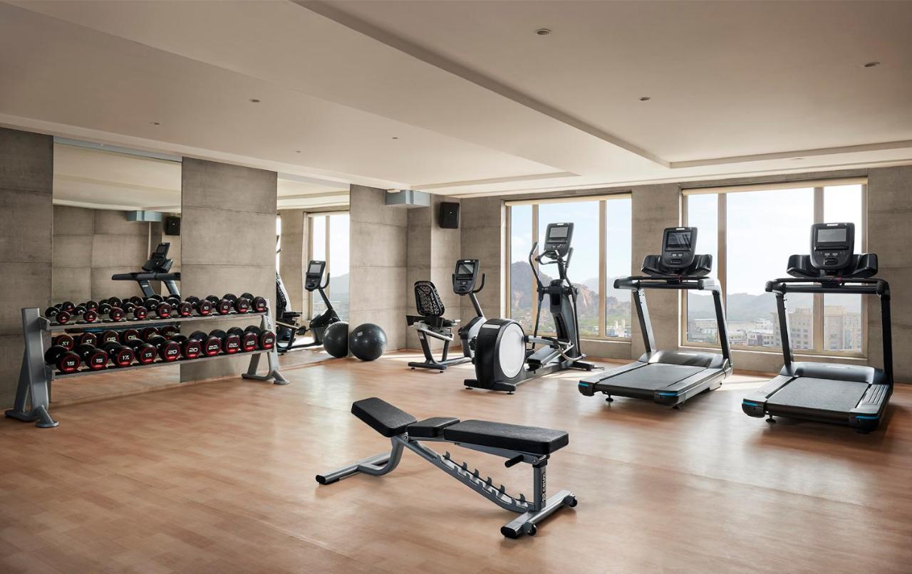 Hyatt Place Jaipur Malviya Nagar Exteriér fotografie A gym in a hotel